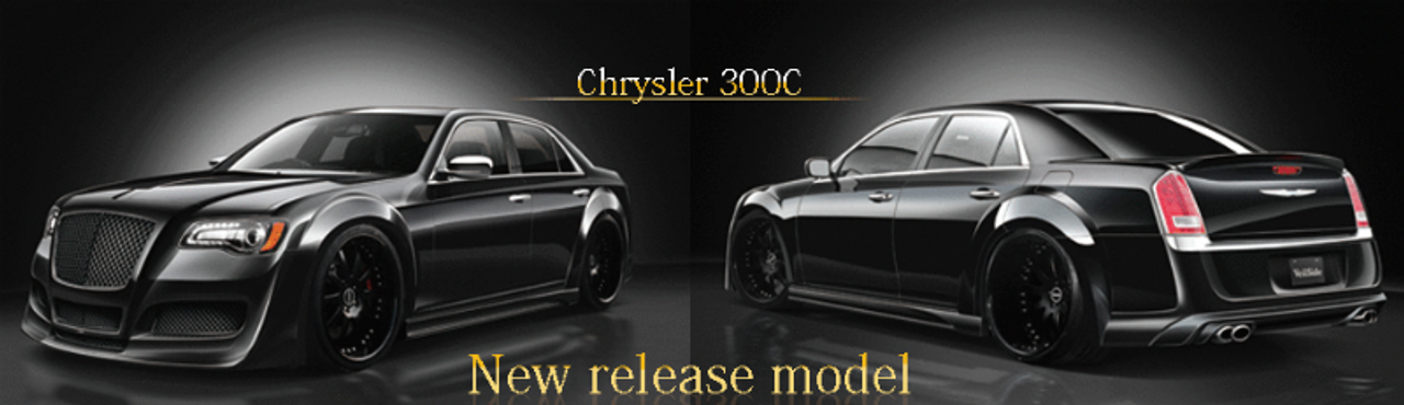VeilSide 2011-2021 Chrysler 300C Complete Kit (FRP) Front Bumper, Front Fenders, Side Skirts, Rear Door Panels, Rear Bumper, Rear Quarter Panel, Rear Spoiler - 9 Pieces